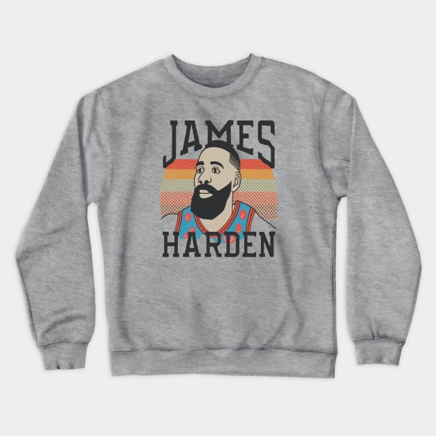 James Harden Crewneck Sweatshirt by ArtfulDesign